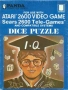 Atari  2600  -  Dice Puzzle (Panda) (PAL)